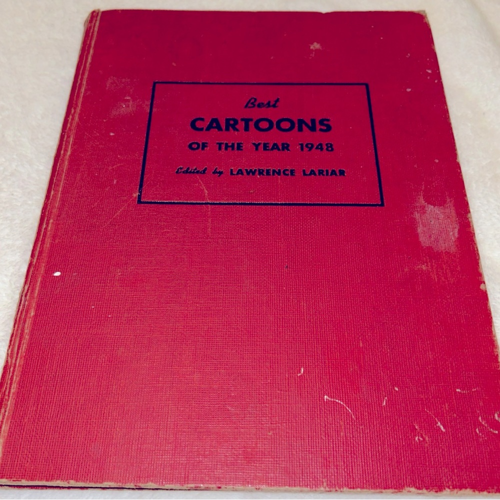 Best Cartoons Of The Year 1948 Edited By Lawerence Lariar Hardcover Book